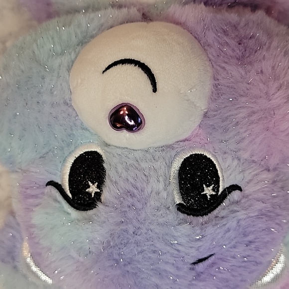 Care Bear 40th Anniversary Purple 14" Plush Stuffed Animal with Shimmer Effect - Picture 9 of 9